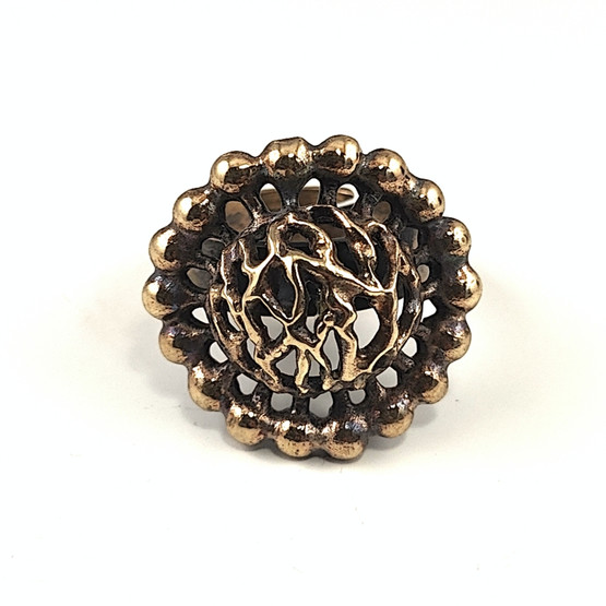 Valo-koru FINLAND | RING | Finnish vintage jewelry | Bronze