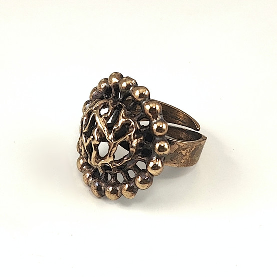 Valo-koru FINLAND | RING | Finnish vintage jewelry | Bronze