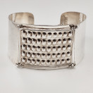 E.Granit & co. | Erik Granit | 37mm leveä Rannekoru | Hopeaa 