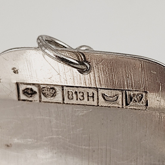 E.Granit & co. | Erik Granit | 37mm leveä Rannekoru | Hopeaa 