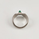 Kalevala Jewelry |  ´Illusioni´-RING |  green agate | Sterling
