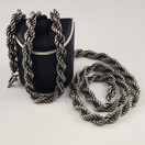 Seppo Ilmari Toivainen |  CORDELIA ketju | Kaulakoru  6/700mm |  Hopeaa 