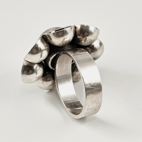 Kupittaan kulta oy | Elis Kauppi | Finnish vintage RING | 17.75mm | Sterling -69