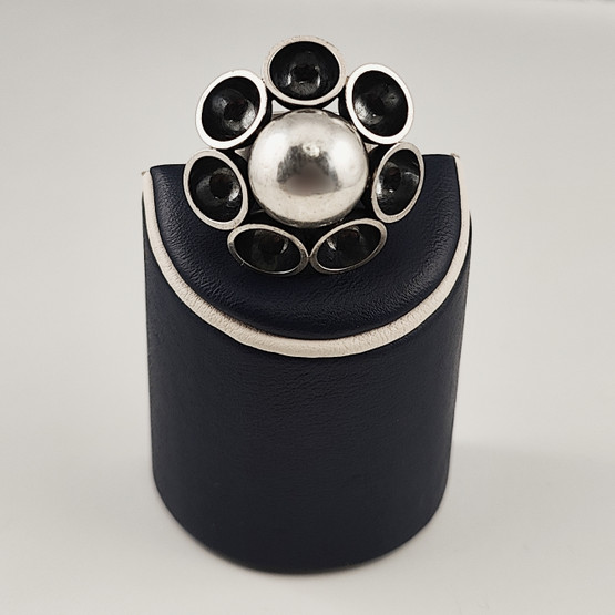 Kupittaan kulta oy | Elis Kauppi | Finnish vintage RING | 17.75mm | Sterling -69