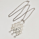 Turun Hopea oy | Jorma Laine | Riipus alkuperäisellä ketjulla | Kaulakoru | 830 Hopeaa -72