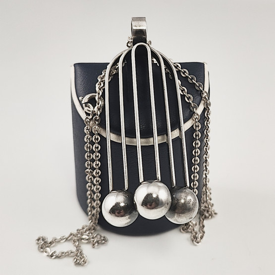 Kupittaan kulta oy | Elis Kauppi | Finnish vintage Pendant | Necklace  | Silver 
