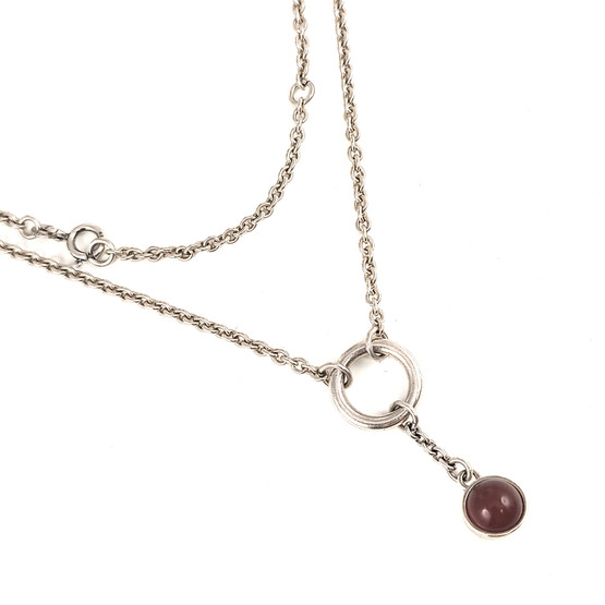 Kalevala Jewelry | Necklace with red stone | Sterling