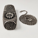 Kultateollisuus oy | Finnish vintage Necklace | Jorma Laine | 830 Silver -69