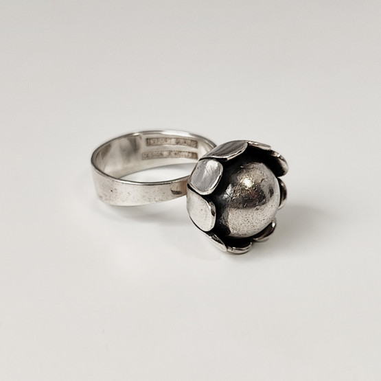 E.Granit & co., Helsinki |  Erik Granit | Vintage SORMUS | 17.5mm | Hopeaa -67