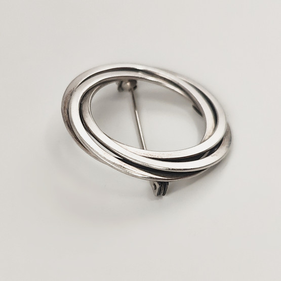 HS | Vintage Danish Hermann Siersbol BROOCH | Silver