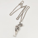 Silver Revolver PENDANT | Necklace | 925 Sterling