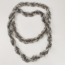 Kalevala Koru | Setukaisten kääty | 70cm Kaulakoru | *Hopeoitu