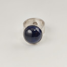 N.E.From , Denmark |  SORMUS sinisellä korukivellä | Hopeaa 