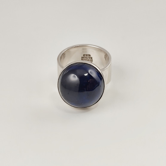 N.E.From , Denmark |  SORMUS sinisellä korukivellä | Hopeaa 