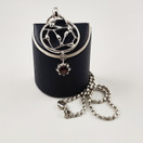 KK | Kalevala Jewelry | CARMEN -Pendant | Necklace with red garnet | Sterling