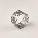 Kultakeskus oy | Finnish vintage jewelry  | Liisa Vitali | LACE  Ring | 16.5mm| Sterling 
