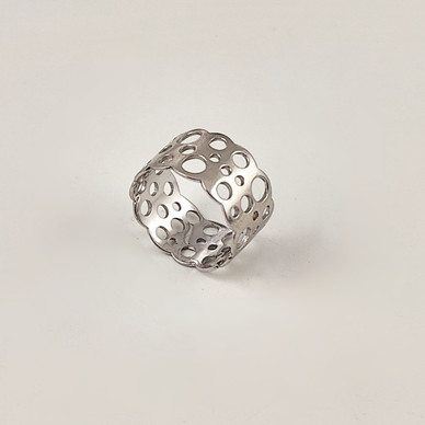 Kultakeskus oy | Liisa Vitali |  PITSI Sormus | 16.5mm |  Hopeaa 