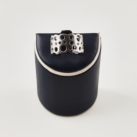 Kultakeskus oy | Finnish vintage jewelry  | Liisa Vitali | LACE  Ring | 16.5mm| Sterling 