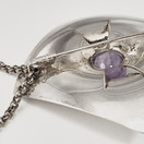 Kupittaa jewelry | Elis Kauppi | Amethyst Brooch | 813 Silver -61