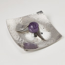 Kupittaa jewelry | Elis Kauppi | Amethyst Brooch | 813 Silver -61