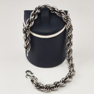 Turun hopea oy|  CORDELIA Ranneketju | Rannekoru 6/190mm |  Hopeaa 