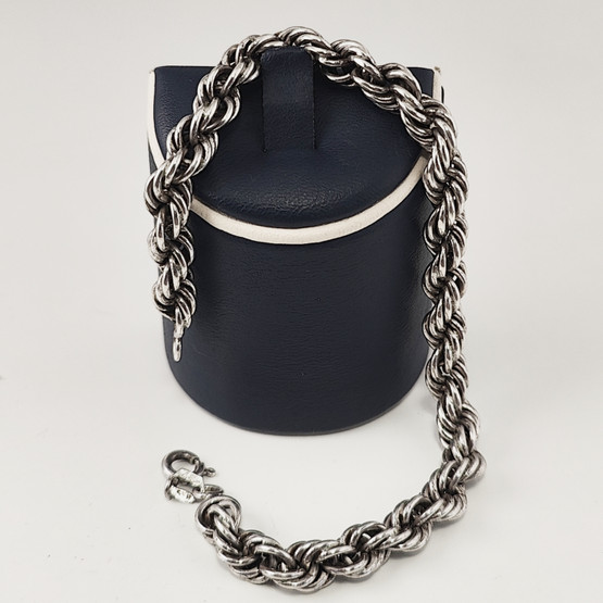 Turun hopea oy|  CORDELIA Ranneketju | Rannekoru 6/190mm |  Hopeaa 