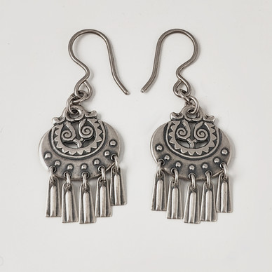Kalevala Jewelry | (small)  'Kuutar' earrings | Sterling 