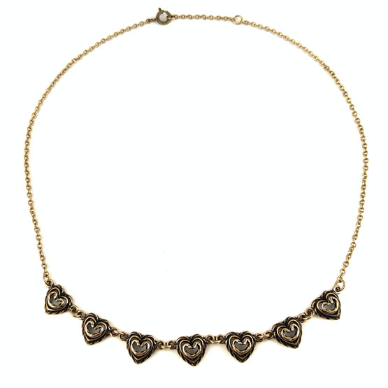 Kalevala Jewelry |  ' the Heart of House' | Necklace | Bronze