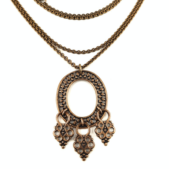 Kalevala jewelry | Lapland jewelry -NECKLACE |  Bronze