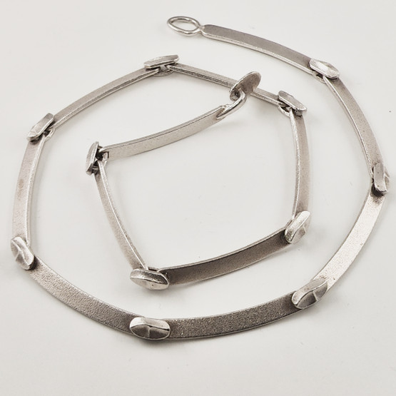 Björn Wecktsröm |  Lapponia Jewelry | ´Labyrinth´ collar | necklace | Sterling -78