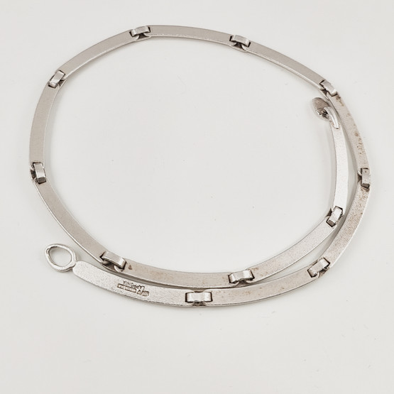 Björn Wecktsröm |  Lapponia Jewelry | ´Labyrinth´ collar | necklace | Sterling -78