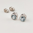 Kalevala Jewelry | ´Spring´-earrings | blue topaz | Sterling