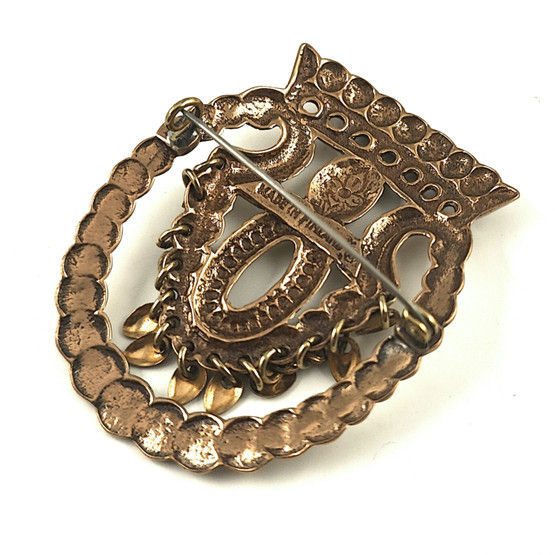 Kalevala Jewelry | Brooch -167 | Etelä-Pohjanmaa |  BRONZE