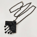 Valo-koru | Hannu Ikonen | Finnish vintage jewelry Pendant  | Necklace | Bronze