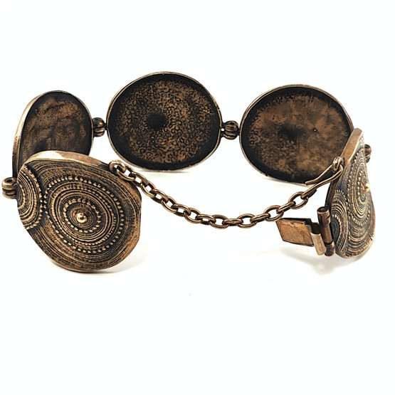 Turun hopea oy | Jorma Laine | (big)  CHIC Bracelet | BRONZE 