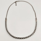 Kalevala Jewelry | `Halikko, Lampola´ Spiral  Necklace |   Sterling 