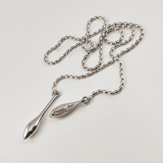 Kalevala Jewelry | Design by Kirsti Doukas |  'Doris' NECKLACE |  Sterling