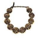 Valo-koru | Hannu Ikonen | Lichen BRACELET | Finnish vintage jewelry | Bronze