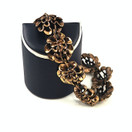 Valo-koru | Hannu Ikonen | Lichen BRACELET | Finnish vintage jewelry | Bronze