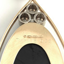 Kupittaa jewelry | Elis Kauppi | Awesome Pendant with Diamonds & Spectrolite | 750 Gold  