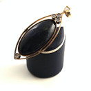 Kupittaa jewelry | Elis Kauppi | Awesome Pendant with Diamonds & Spectrolite | 750 Gold  