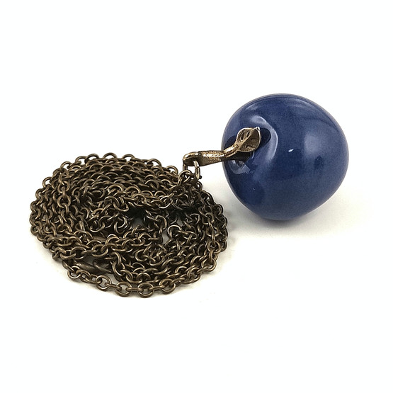 Kalevala Jewelry | Blue APPLE -pendant | necklace | Bronze