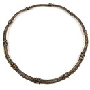 Turun hopea oy | Jorma Laine | Finnish vintage jewelry | Necklace | Bronze 