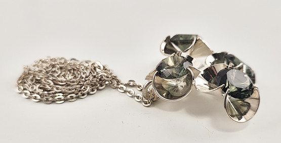 Kupittaan jewelry | Elis Kauppi | Finnish vintage Pendant | Necklace  | Sterling -74