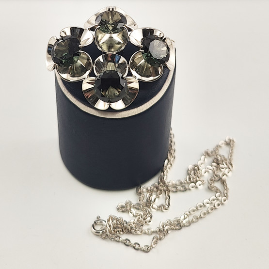 Kupittaan jewelry | Elis Kauppi | Finnish vintage Pendant | Necklace  | Sterling -74