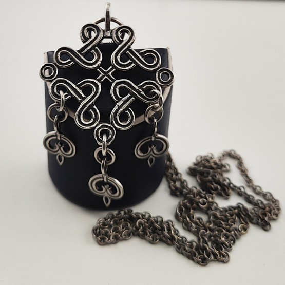 Kalevala Jewelry |  ´Karjalainen nauhapunos´ NECKLACE | Sterling  -86