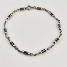 Kalevala Koru | KITEEN rannekoru | 22cm ranneketju | Hopeaa 