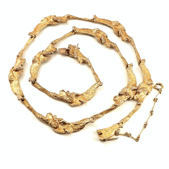 Lapponia | Björn Weckström | Maariankämmekät  KÄÄTY | kaulakoru | 14k kultaa -85