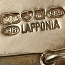 Lapponia | Björn Weckström | Maariankämmekät  KÄÄTY | kaulakoru | 14k kultaa -85