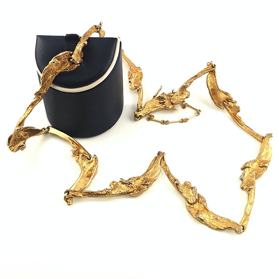 Lapponia | Björn Weckström | Maariankämmekät  KÄÄTY | kaulakoru | 14k kultaa -85